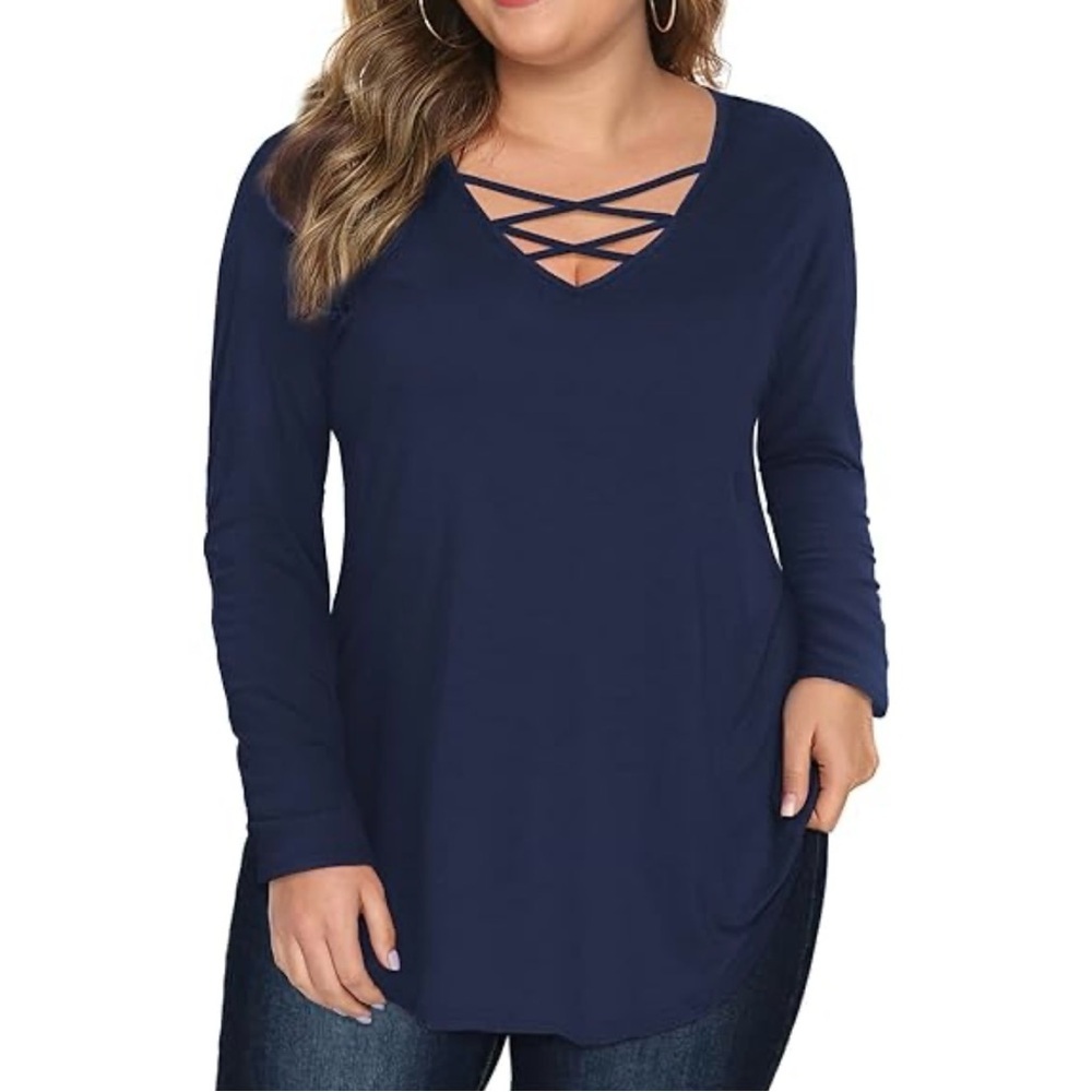 Old Navy, blue longsleeve shirt, size medium.